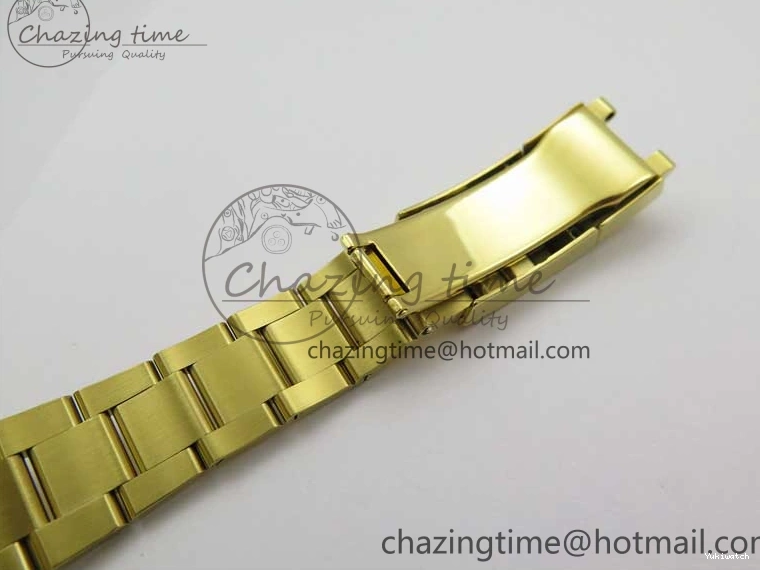 KKF Steel YG Dial Best 904L Edition 1:1 Green Bracelet YG Daytona on A7750 0410